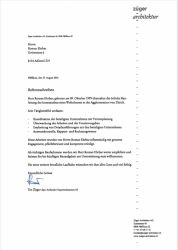 Referenzen Roman Ehrbar Arbeitgeber Zueger Architekten Pfaeffikon